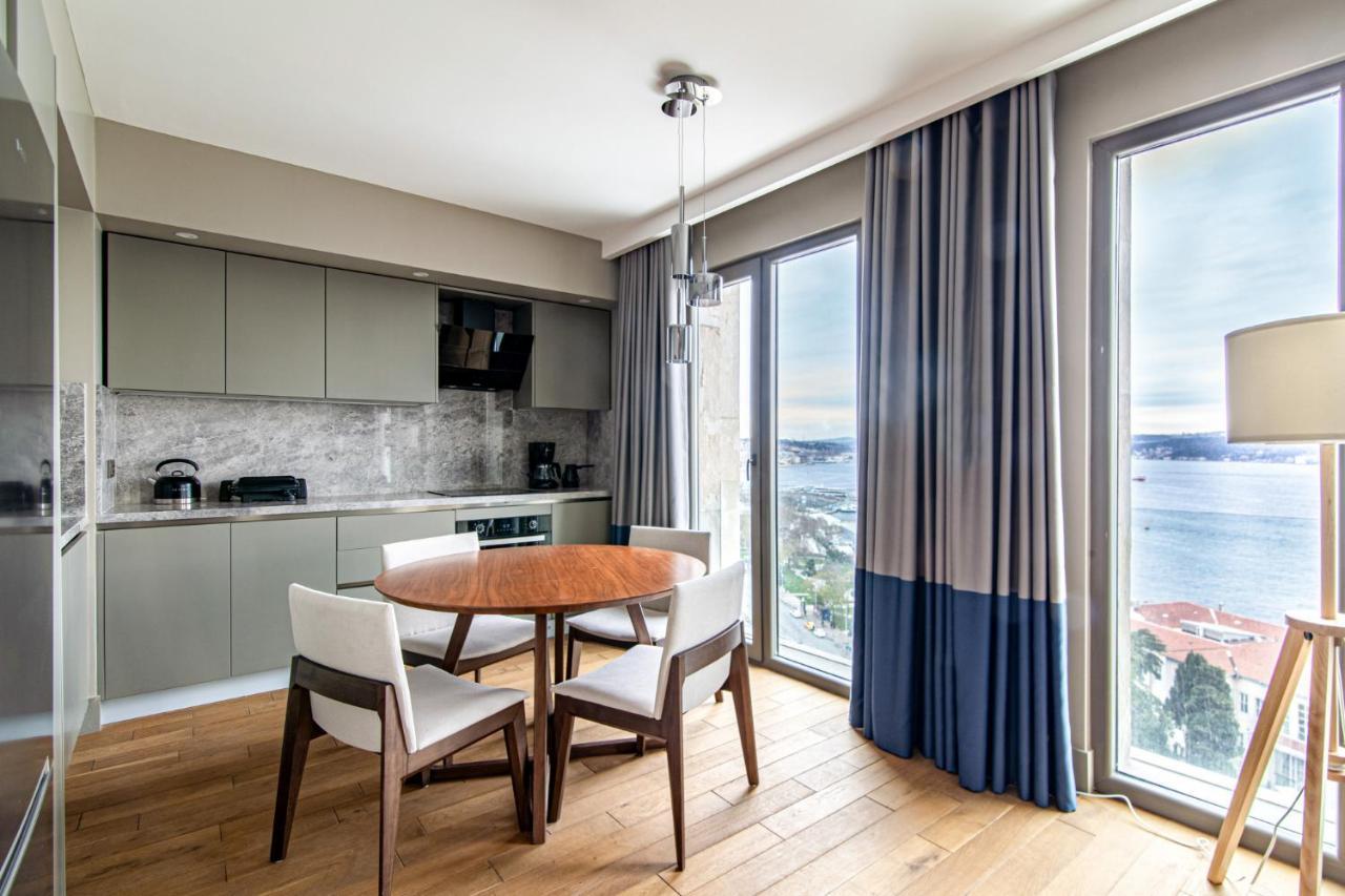 Flat With Panoramic Bosphorus View In Cihangir Istanbul Exteriör bild